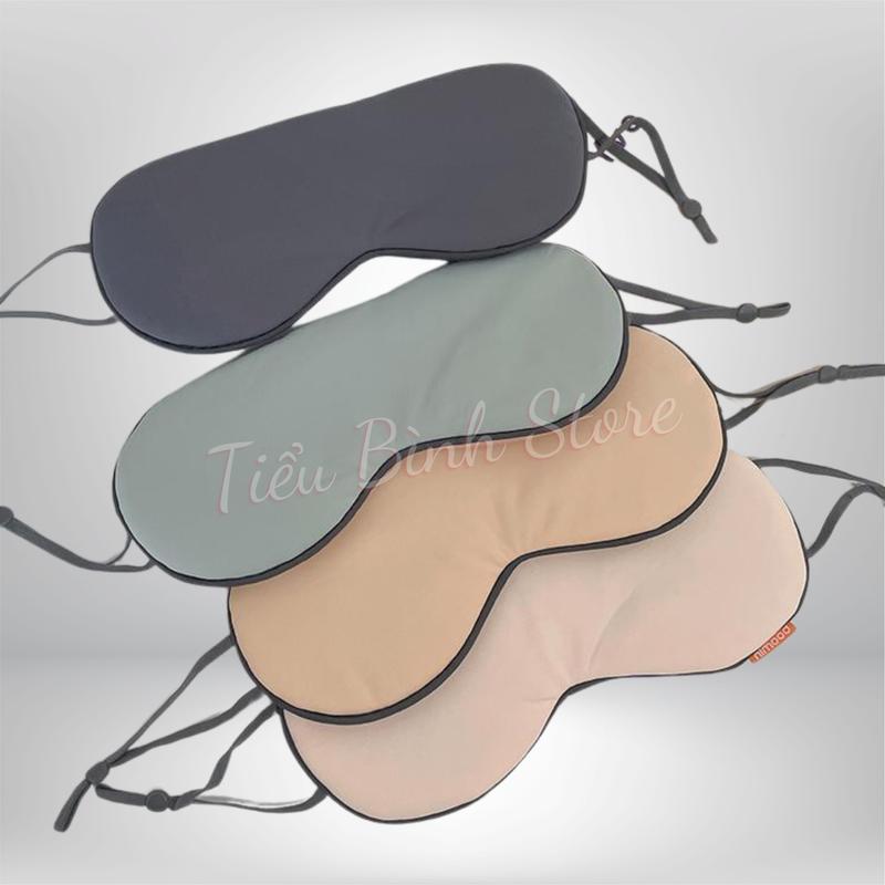 Bịt Mắt, Mặt nạ mắt hỗ trợ giấc ngủ, với hai mặt ấm và mát, được làm bằng vải thun lạnh và vải cotton thoáng khí giúp thoải mái khi ngủ, Mặt Nạ Ngủ Bịt Mắt