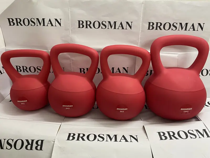 TẠ ẤM CAO SU SIÊU MỀM 4KG BROSMAN/ TẠ BÌNH VÔI MỀM 4KG BROSMAN Tập Gym 4