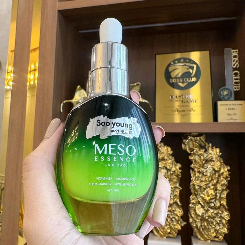 Combo Tinh Chất Meso 35ml + Kem Face Ngày & Đêm Lục Tảo Size 10g Sooyoung Làm Đẹp Da Skincare Serum 4