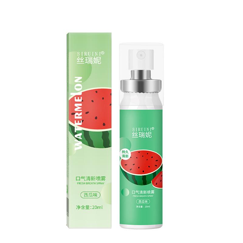 Product Introduction of 【Buy 1 Get 1 Free】SIRUINI Peach Mouth Spray Mouth Breath Freshener Spray To Get Rid Of Bad Breath Less Fruity Student Lasting 27
