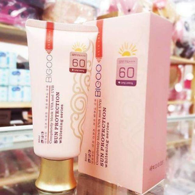 Product Introduction of Kem Chống Nắng Bigo Sun Với Spf60 Hàn Quốc Chỉ Số Chống Nắng Cao 17