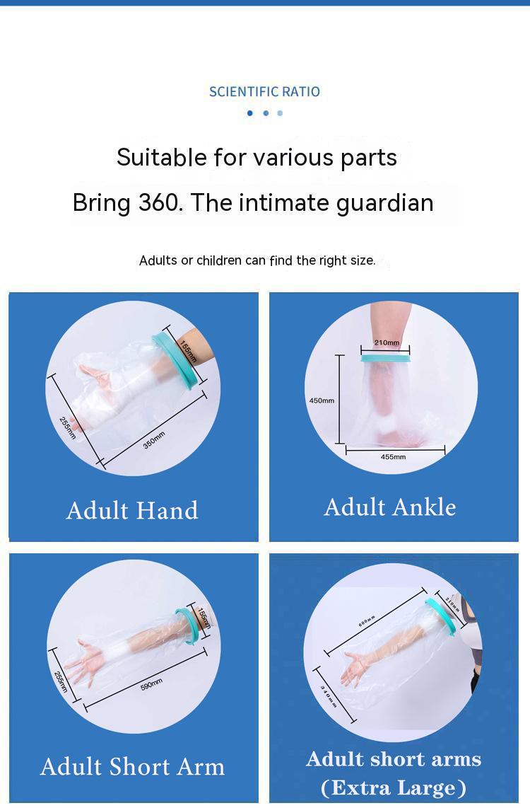 Product Introduction of Sarung Balut Lengan Kalis Air, NEENCA, 100% Kalis Air, Untuk Mandi dan Mandi, Saiz Dewasa, Boleh Digunakan Semula, Pelindung untuk Lengan Luka, Tangan, Pergelangan Tangan, Siku dan Jari 16