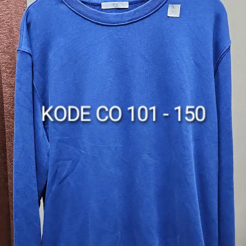 nota crewneck pria wanita 101 - 200 murah Nyaman 1