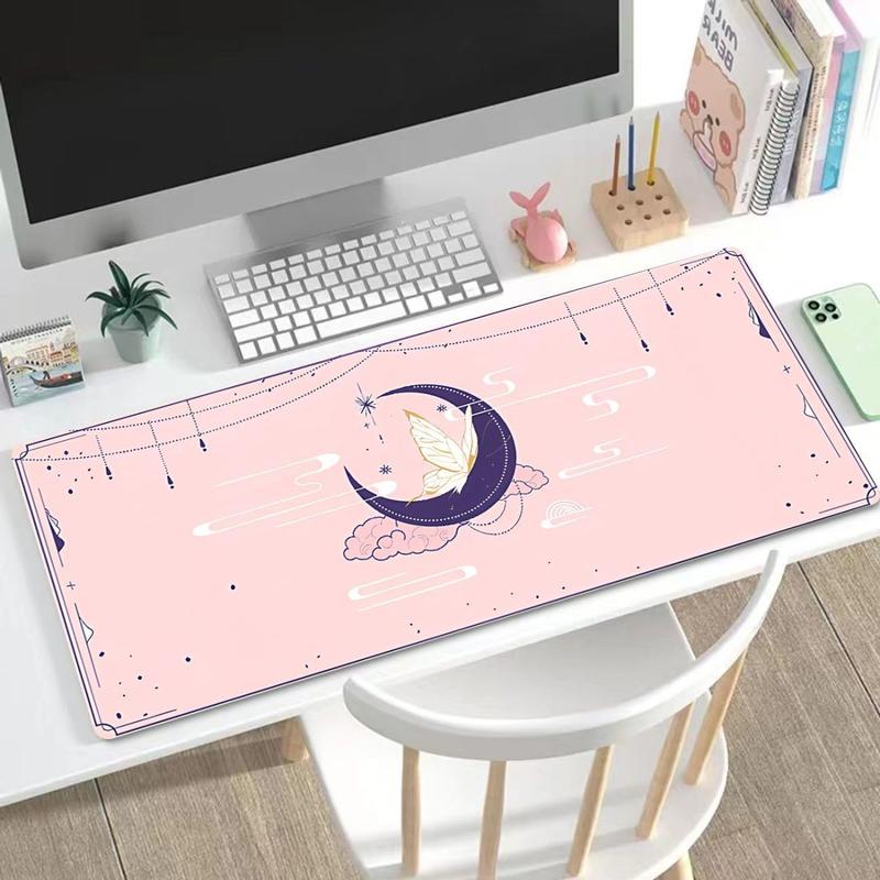 Product Introduction of Tấm lót chuột Magic Sakura, Kích thước lớn, Tấm lót bàn máy tính văn phòng, Tấm lót bàn trò chơi và bàn phím, Thích hợp cho bàn học sinh, Phát hành năm 2025, Thiết kế mảng ma thuật 1