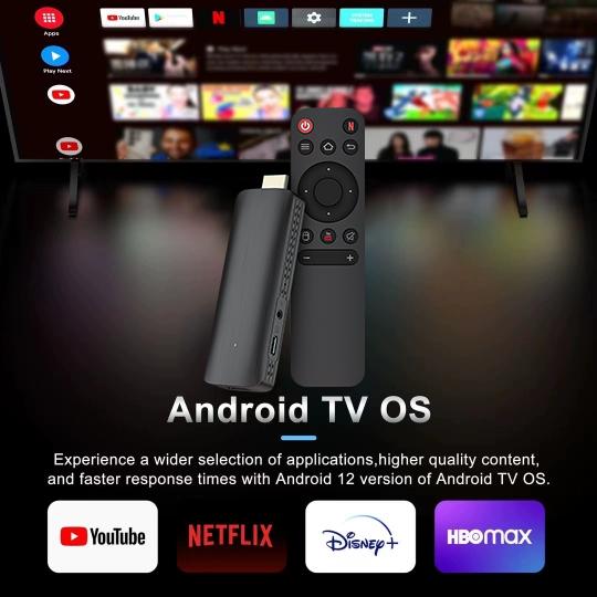 Product Introduction of Smart TV Box TV stick Android 4K M98 TV stick for non smart TV android11 system with Google Assistant Chromecast WiFi screen casting 42