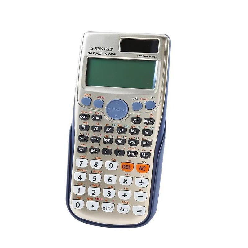 Product Introduction of Brand New  FX-991ES-PLUS  Original Scientific Calculator  417 Functions for High School University Students Office Coin Battery 36
