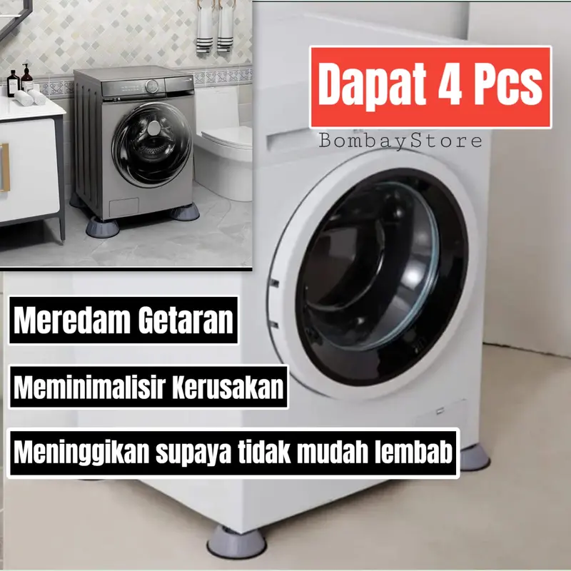 DAPAT 4 pcs Tatakan Anti Getaran Pada Alat Rumah Tangga BISA COD 0