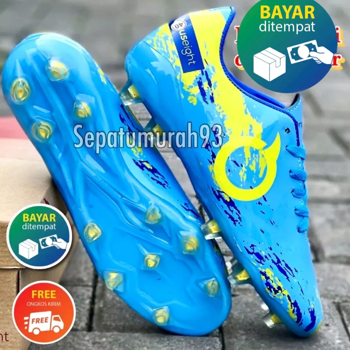 [( Cod )] BEST SELLER TERLARIS SEPATU BOLA ORTUSEIGHT/ SEPATU ORTUS X INFERNO DEWASA DAN ANAK ANAK GREAD ORIGINAL TRENDY TERBARU 2025 KUALITAS TERJAMIN warna tosca putih pink biru Boots