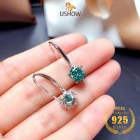 Gambar USHOW Anting Zirkon 1 Karat untuk Wanita Anting-Anting 925 Warna Biru Hijau 5A Warna Baru - Perak 925 dari USHOW Kab. Gresik 3 Tokopedia