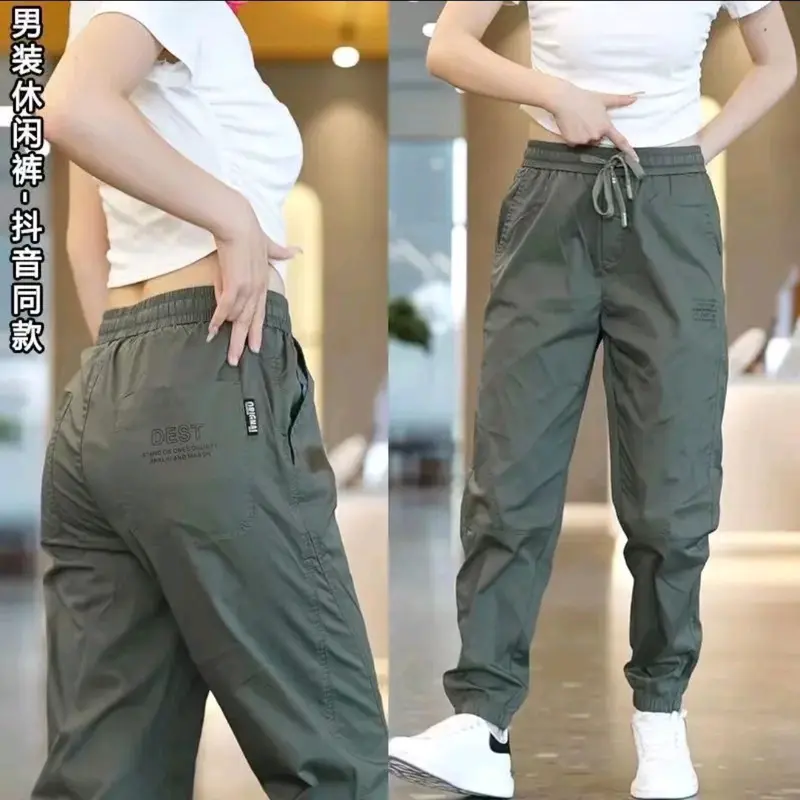 Quần kaki Nam - Nữ thể thao ,Form rộng bo chun ,quần boom  phong cách basic hàng QC Sport Tập Thể Dục 3