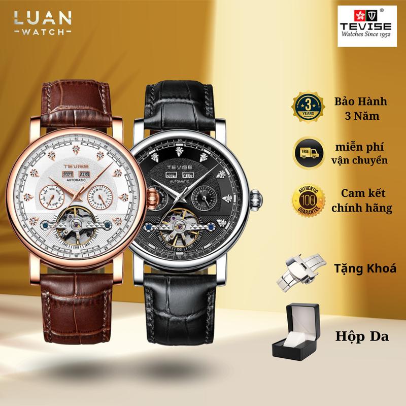 [Bản Nâng Cấp] Đồng Hồ Cơ Tevise G8 Chạy Full Lịch Vạn Niên, Size 42mm, Kính Phủ Sapphire, Chống Nước 5ATM | Hàng Chính Hãng