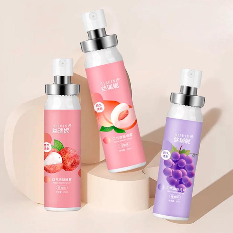 Product Introduction of 20ml Long lasting Mouth Freshener Spray Fruity Oral Spray Remove Bad Breath Portable Breath Fresh Refreshing Oral Care Wholesale 4