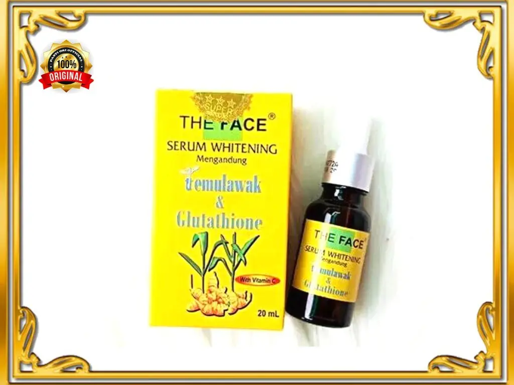 SERUM TEMULAWAK THE FACE / WHITENING SERUM BPOM ORIGINAL 20 ML Memutihkan