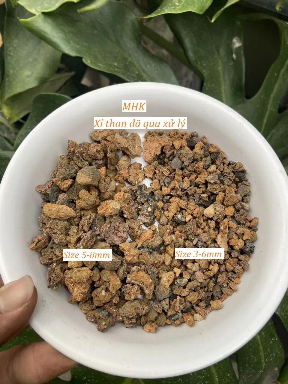 Lẻ 01 kg XỈ THAN (tổ ong) đập vụn đã qua xử lí ,lọc nước ,thủy sinh ,chất trồng cây thoáng nước ,thân thiện môi trường !