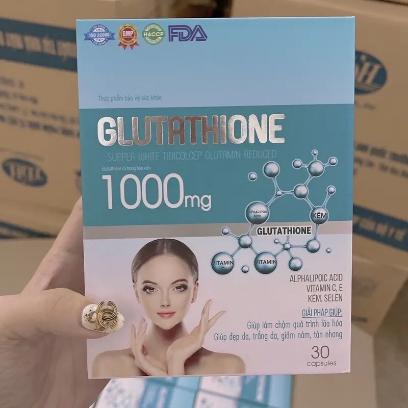 Viên Uống GLU 1000mg hộp 30 viên