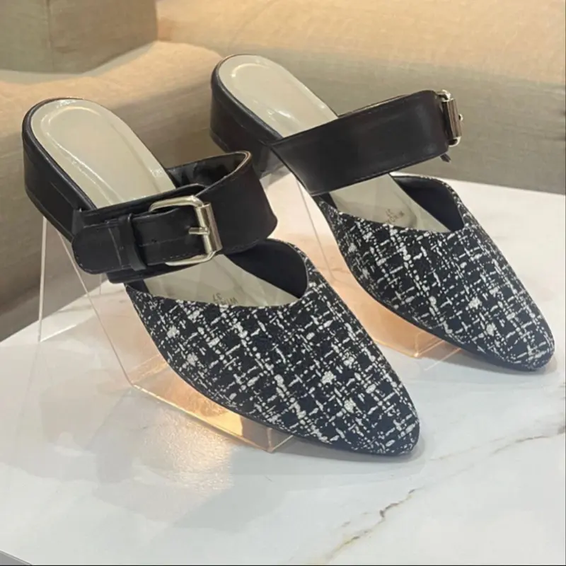 Marss - Sandal Flatshoes Mules Wanita Gesper 2