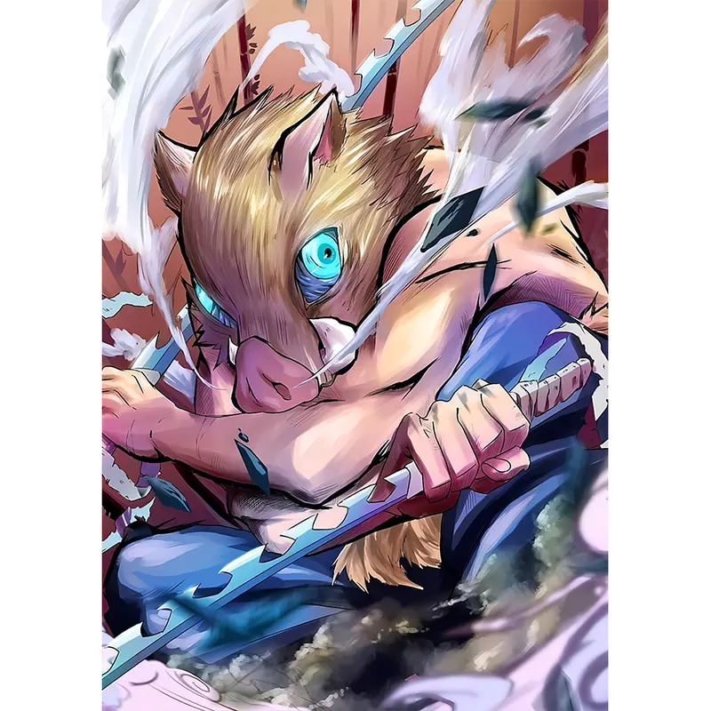 Poster Dán Tường A3 A4 Kimetsu No Yaiba | Sẵn Keo Mặt Sau 6