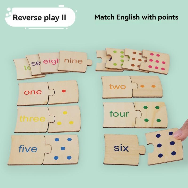 Number Matching Game, 1 Box Number Decomposition Educational Toy, Arithmetic Teaching Aid Toy, Educational Toy for Kids, Gift for Boys & Girls 4