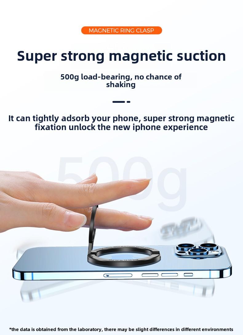 Product Introduction of Ultra-thin mobile phone ring buckle, foldable portable storage desktop bracket, magnetic suction bracket, mobile phone bracket. Alloy Holder Smartphone Cellphone 19