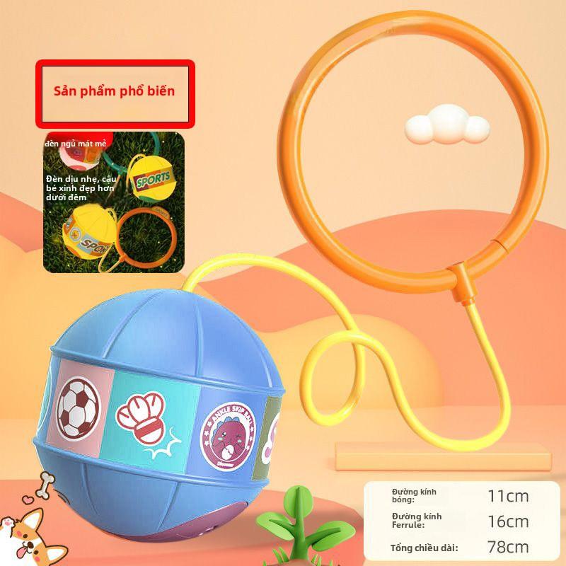 Bóng Nhảy, Phát Sáng, Đèn Ngủ Nhấp Nháy Cho Trẻ Em, Bóng Ném Chân Đơn, Bộ Bóng Dây Nhảy Nảy, Vòng Ném Chân, Vòng Tập Bụng Chân 6