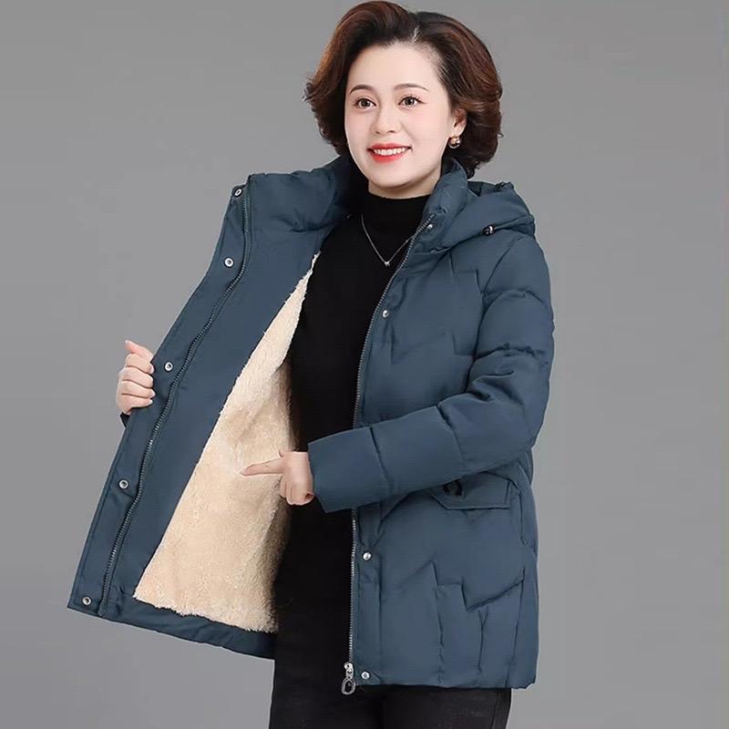 áo khoác phao nữ trung niên hàng hàng quảng châu cao cấp áo phao chống thấm nước hàng thiết kế sang trọng cho mẹ Top Jean nữ