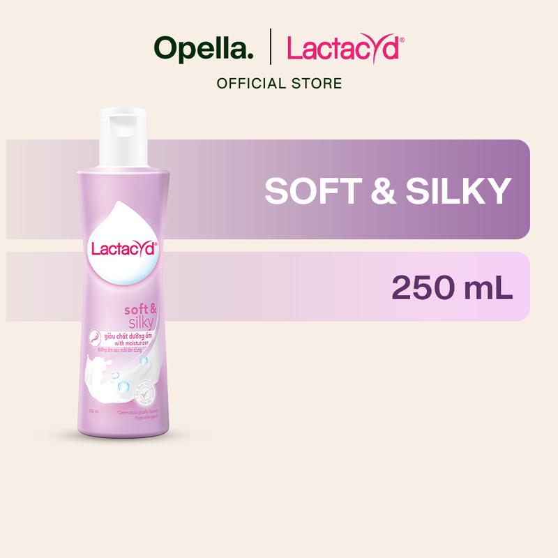 Dung Dịch Vệ Sinh Phụ nữ Lactacyd Soft & Silky Dưỡng Ẩm 250ml Women Cấp Ẩm 1