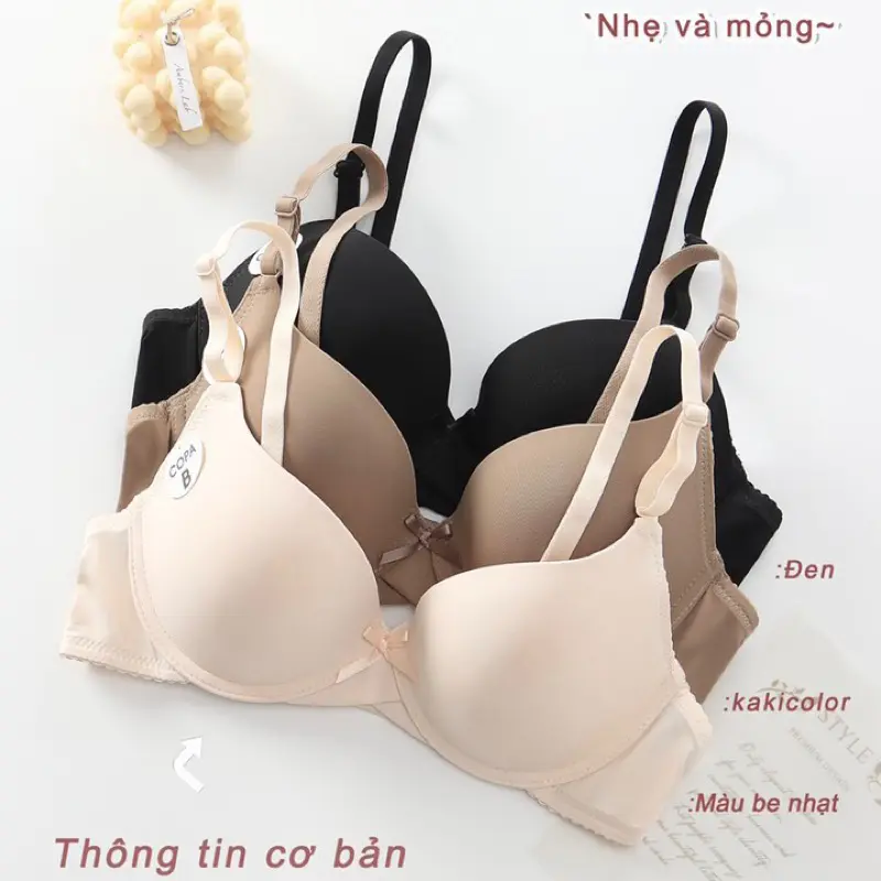 Áo Lót Nữ Đúc Su Cao Cấp Xuất Mỹ Copa Có Gọng Đệm Y01 Bra 0