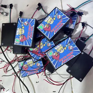LED ART MODIFICATION MODUL STROBO 5 BARIS MINION DORAEMON ANGRY BIRD RUNNING TEXT 12 VOLT DAN 24 VOLT