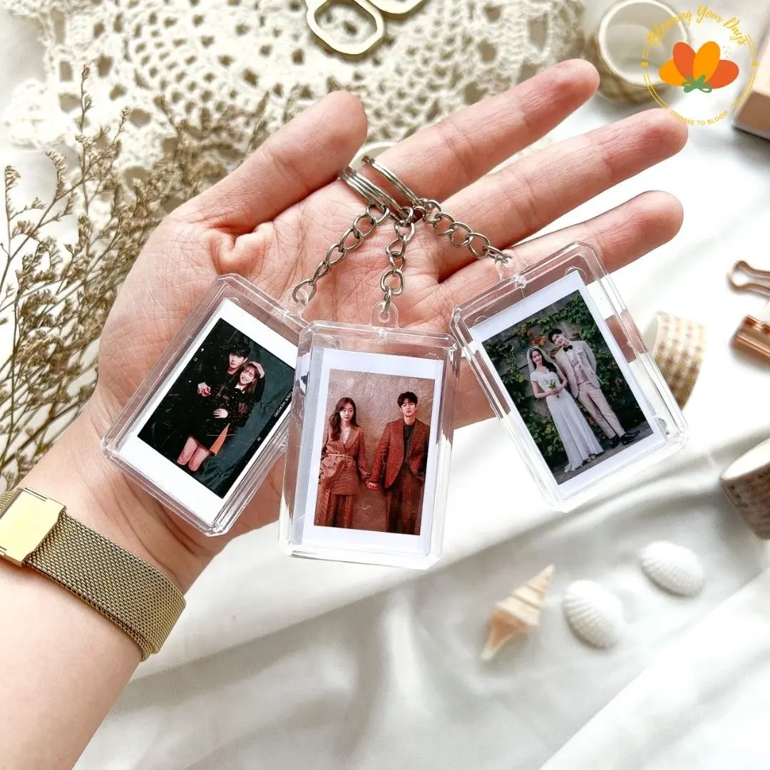 READY - Gantungan kunci foto ganci cetak foto akrilik souvenir suvenir mercendais custom cetak merchandise