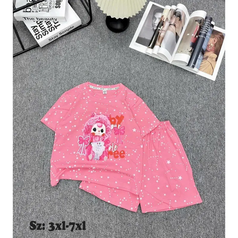 Combo 3 bộ baby three cho bé gái 9-42kg hàng chất cotton su/ siêu 2025 + tặng combo  3 Quần chip cho bé gái  G2013 6
