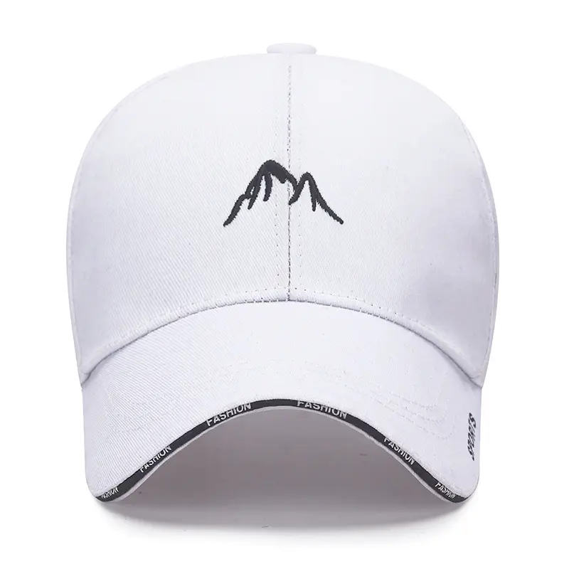 Baseball Cap Men Women Summer Embroidered Sunshade Snapback Hats For Men Gorros Black White