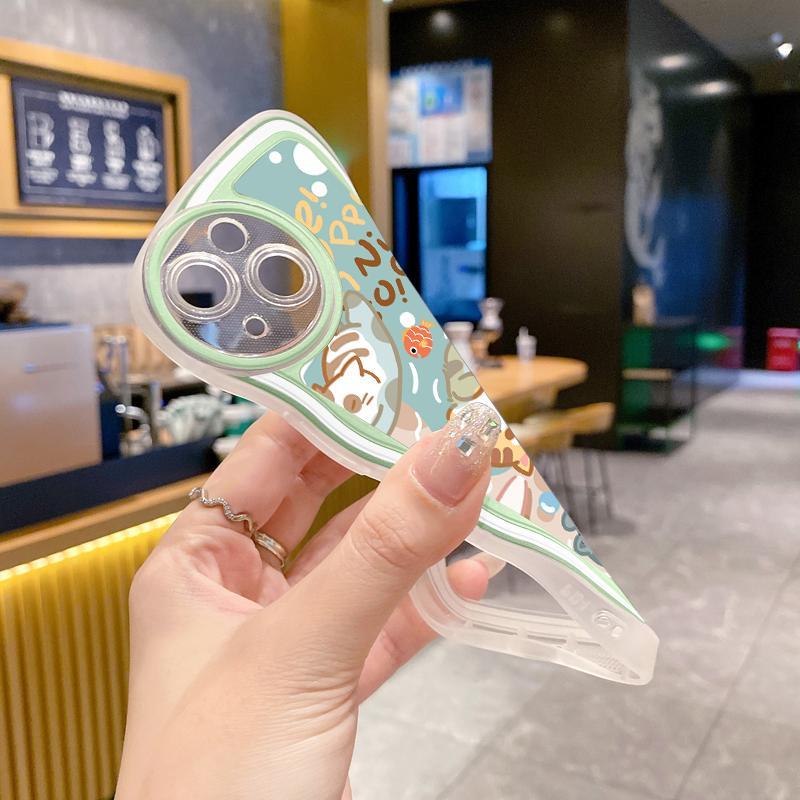 Soft Case Untuk VIVO V23e 4G 5G V11 Pro V11 V11i V17 V17 Neo V19 V19 Neo V21 5G V29 V30 Pro V30 SE V30E 5G V40 SE V5 Lite V5 Plus V5 V5s V9 Youth V9 V9 6GB Transparan Antishock Cute Swimming Kittens Casing Murah Ponsel Silicone 4