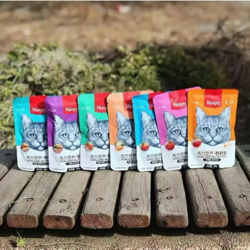 Pate wanpy cho mèo bổ sung dinh dưỡng gói 80 gam