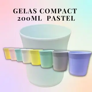 Aneka Warna Gelas Plastik Lucu Murah 12pcs uk 200-250ml bisa untuk aneka minuman: Teh, sirup, kopi 1