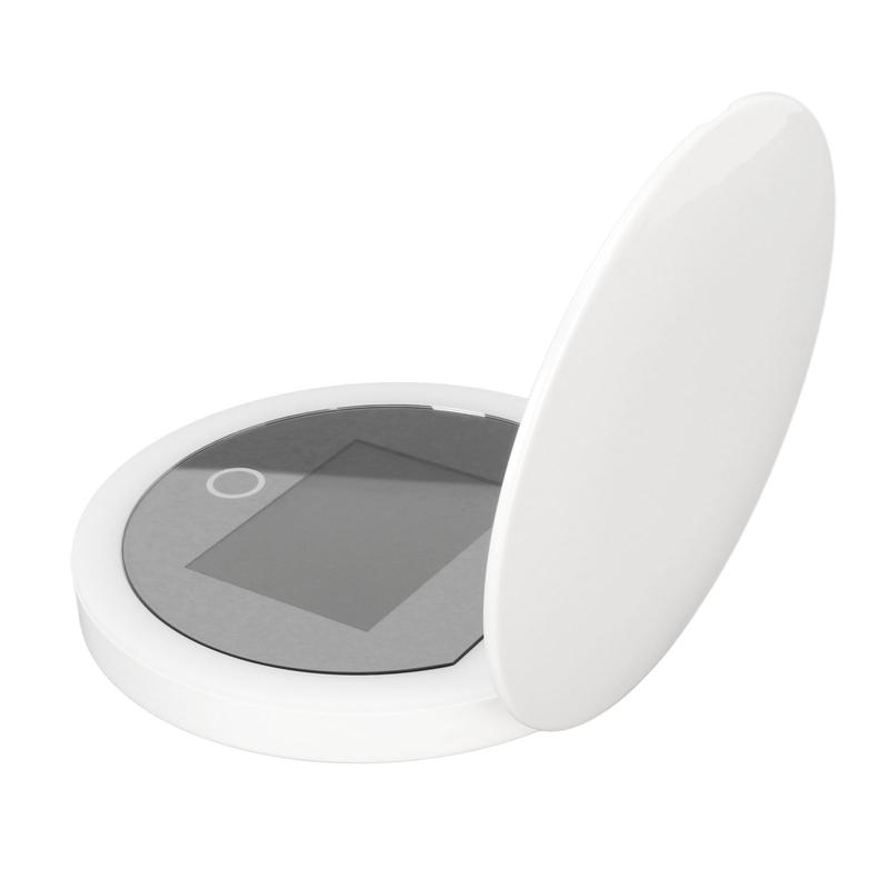 Pocket Mirror UV Mirror Sunscreen Testing Camera with Light 2X Magnification Travel Makeup 3.5in Pocket Size 6