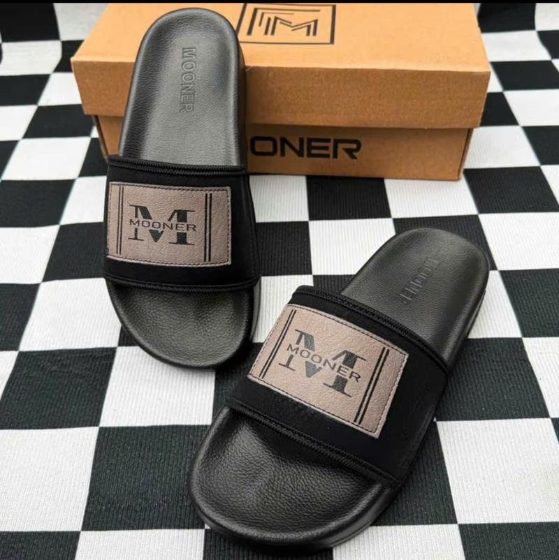 Product Introduction of Dép lê thời trang nam nữ bản quai da logo MOONER bản đế caosu chống trơn trượt siêu bền bỉ Slipper 9