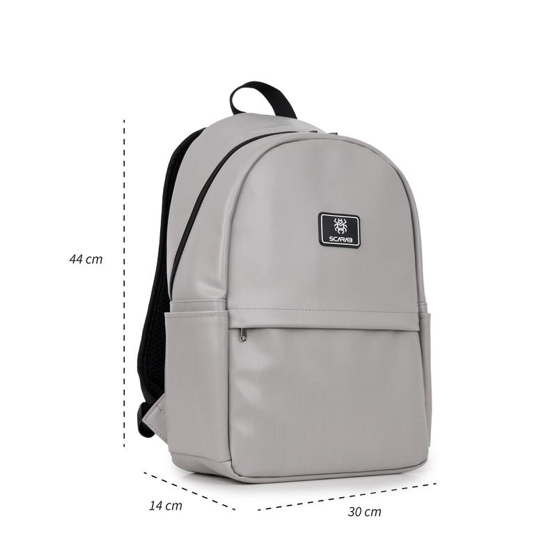 Balo Da PU Dày Dặn, Ba lô Thời Trang Đi Học Đi Làm Chống Thấm Tốt Đựng Vừa Laptop 15,6inch - Scarab Healing Backpack Unisex