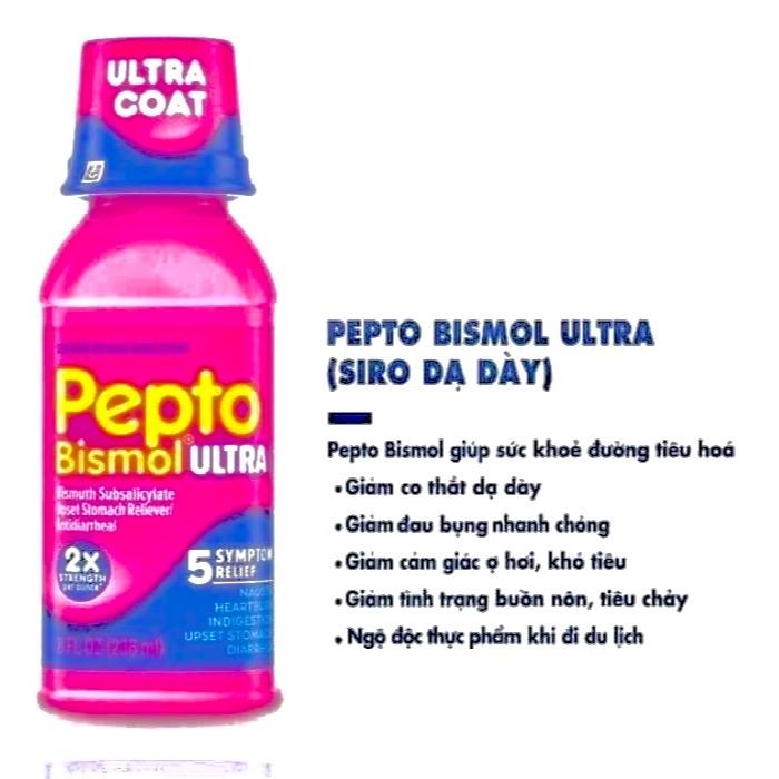 [Hàng Mỹ] Hỗ Trợ Tiêu Hoá Dạ Dày Pepto Bismol Ultra (2026 ) 1