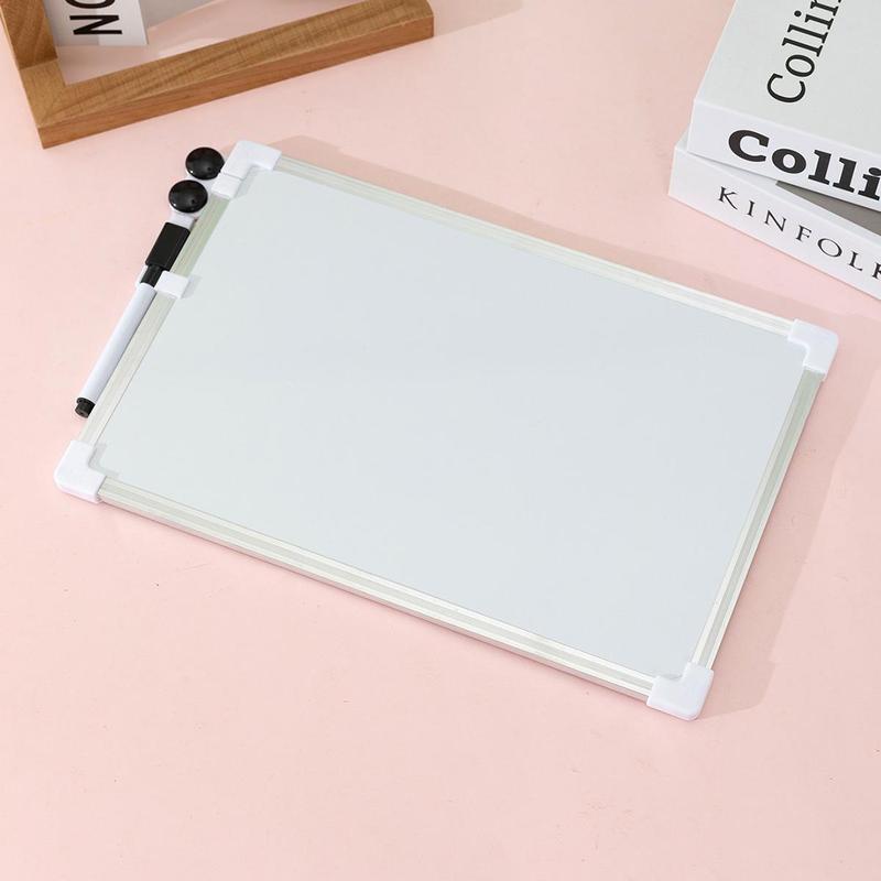 Aluminum Whiteboard With 1 Whiteboard Pen & 2 Magnetic Beads, 1 Set Simple Multifunctional Board For Home And Office 1