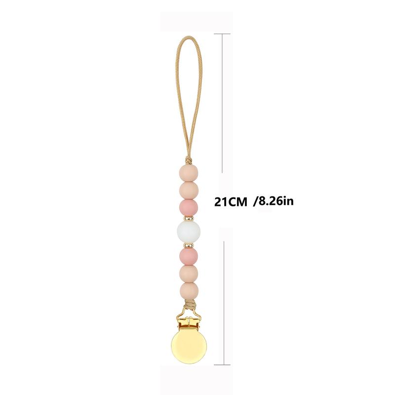 Product Introduction of BOYI Baby Pacifier Clip Chain Soother Leash Strap Nipple Holder For Infant Nipple 0