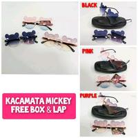 Gambar Kacamata hitam anak perempuan sunglasses model mickey minnie hitam pink ungu keren lucu cantik dari Keinka deShop Kota Bandung 1 Tokopedia