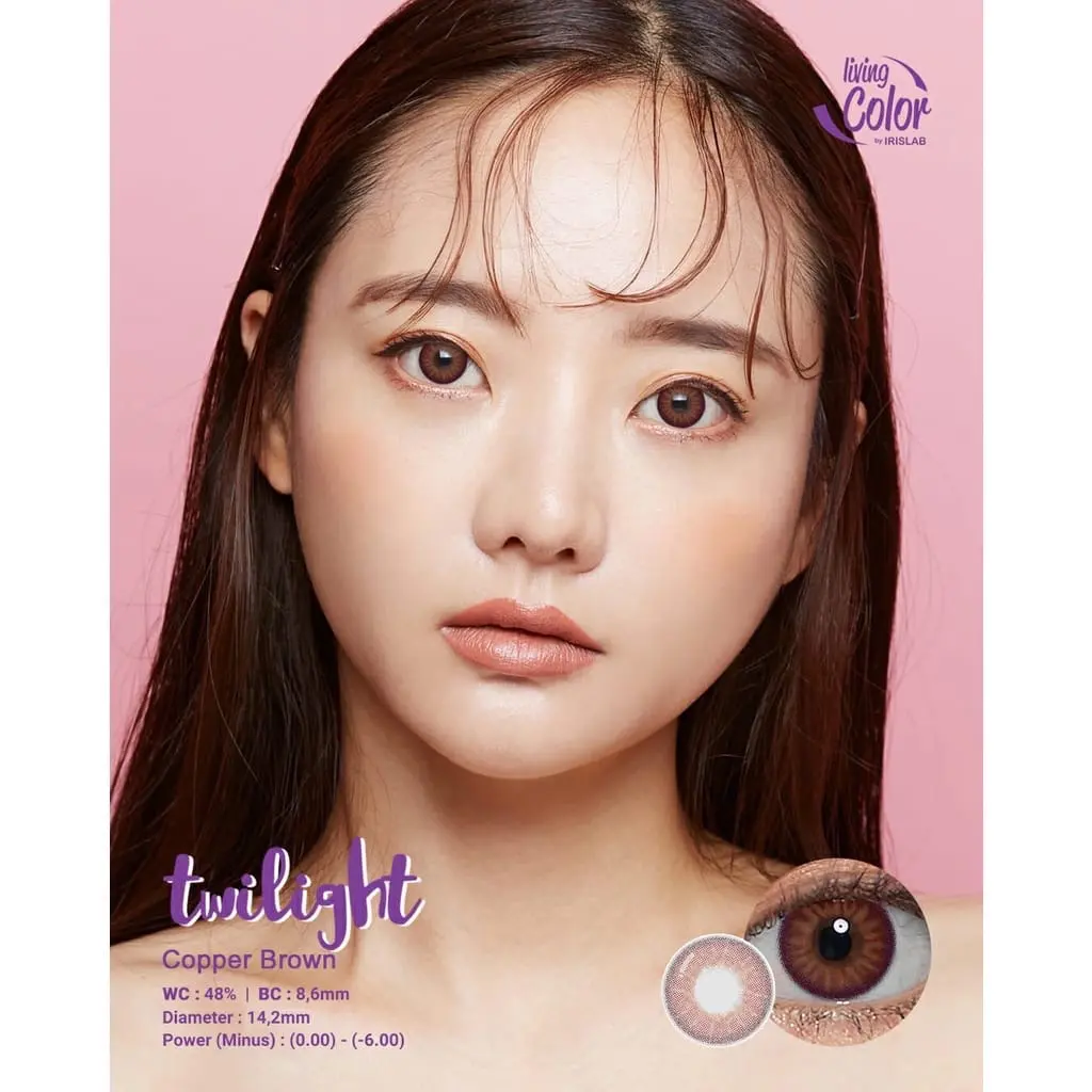 ALMATA SOFTLENS TWILIGHT 14.2MM NORMAL MINUS (-0.50 S/D -2.50) BY IRISLAB / LIVING COLOR