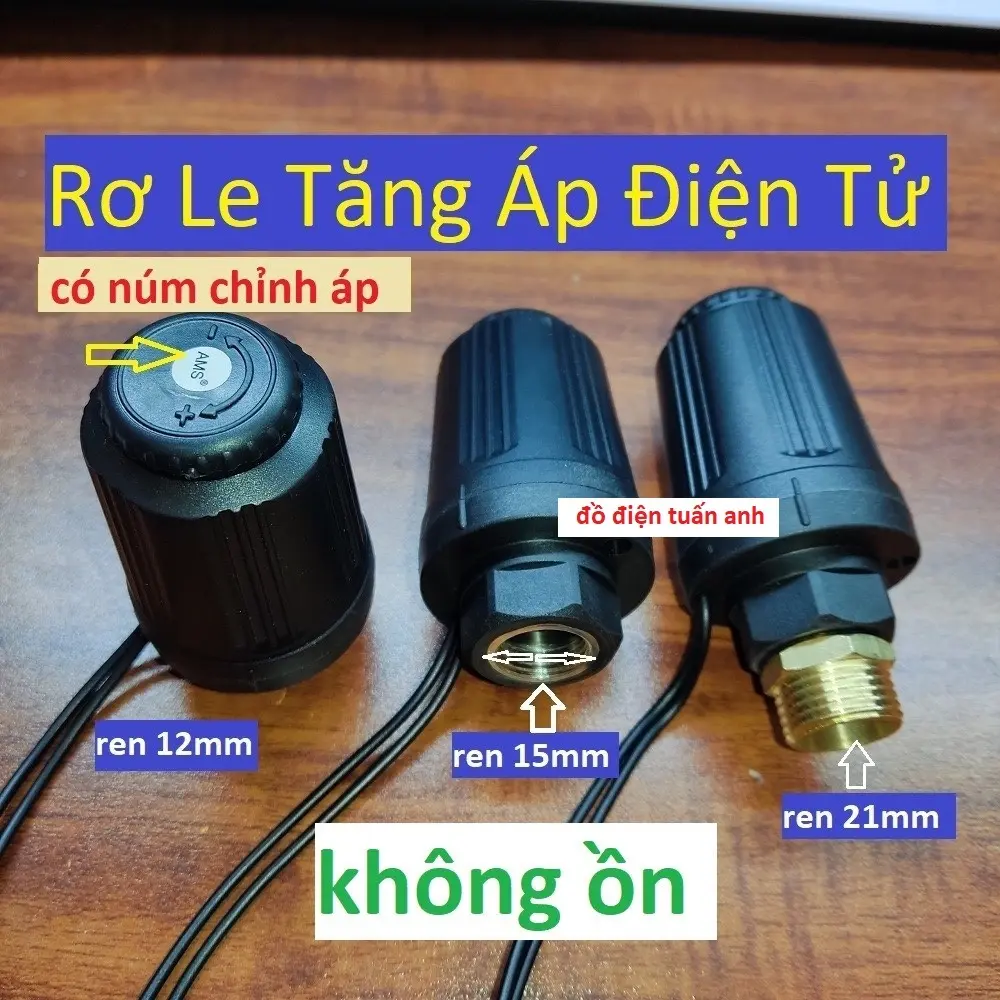 Rơ le máy bơm tăng áp ( rơ le điện tử đời mới nhất )