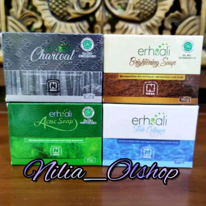ershali facial soap - sabun perawatN wajah ershali nasa original Acid Membersihkan