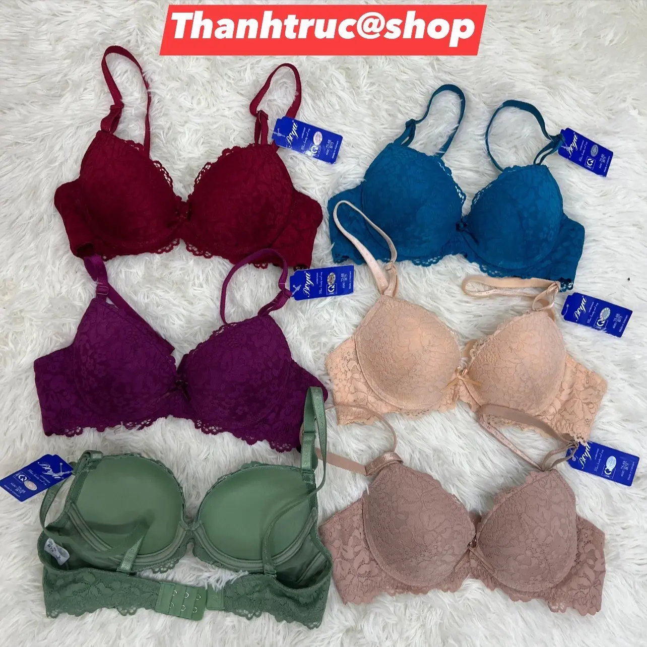 [024W] Áo lót BOYA REN đệm dày 3cm có gọng, nâng vòng 1 - Áo Ngực Nữ Woman Bra