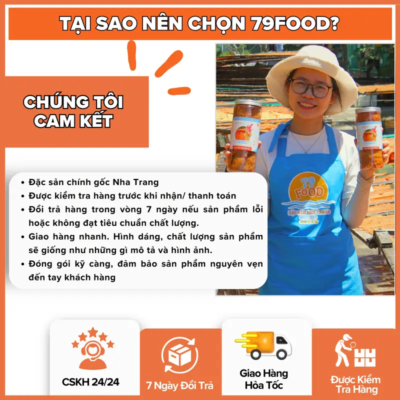 Combo 2 Hũ 400g Khô Mực Cán Tẩm Gia Vị Loại 1 Nguyên Miếng đặc sản Nha Trang chính gốc 79Food (tổng 400g) - Ăn Vặt, Snack Thức Ăn Cay khomuc 8