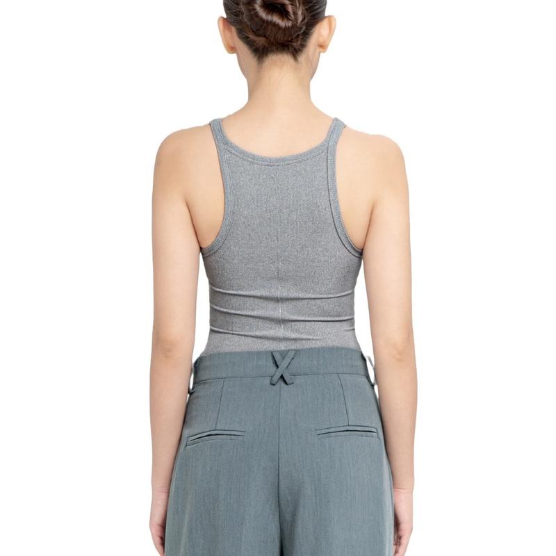 GIO VERITAS - ÁO THUN BA LỖ VIỀN SỐNG LƯNG co giãn cực tốt, phong cách basic Nữ Women Top Voi Voan ao2day croptop aoba lo aobalo 4