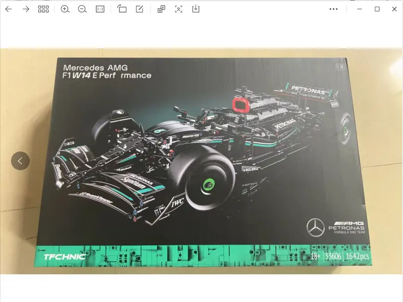Siêu Xe  Mercedes-AMG F1 W14 E Performance tỉ lệ 1:8 ( 1642 chi tiết ) SKU 33606 0