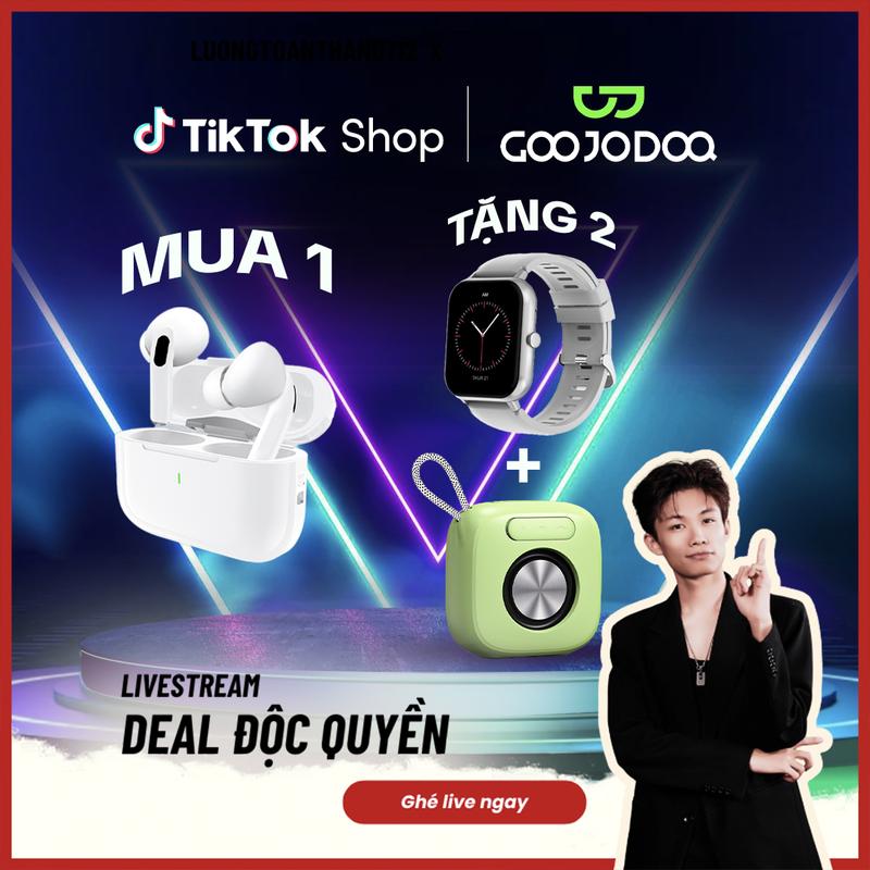 [Luongtoanthang x GOOJODOQ] deal độc quyền: Tai nghe - Đồng hồ - Loa Bluetooth Nhét Tai Nghe Nhạc Earphone