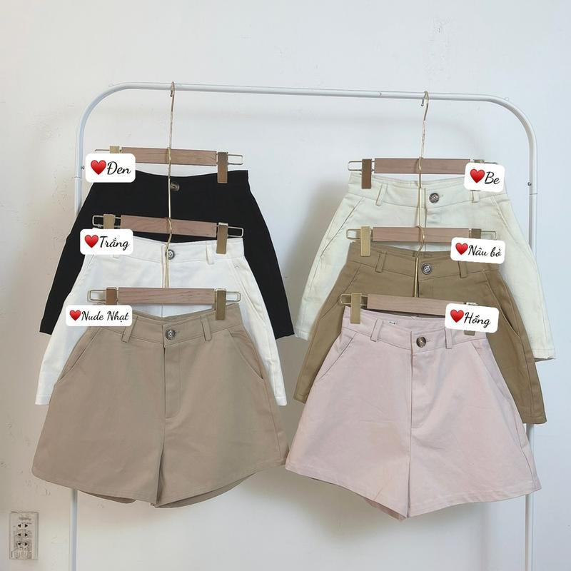 Quần đùi kaki dáng A (form vừa)